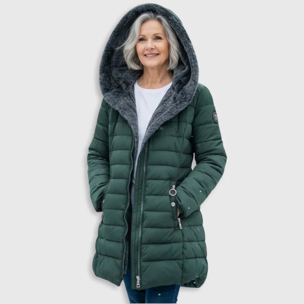 Olivia | Manteau d’Hiver Matelassé