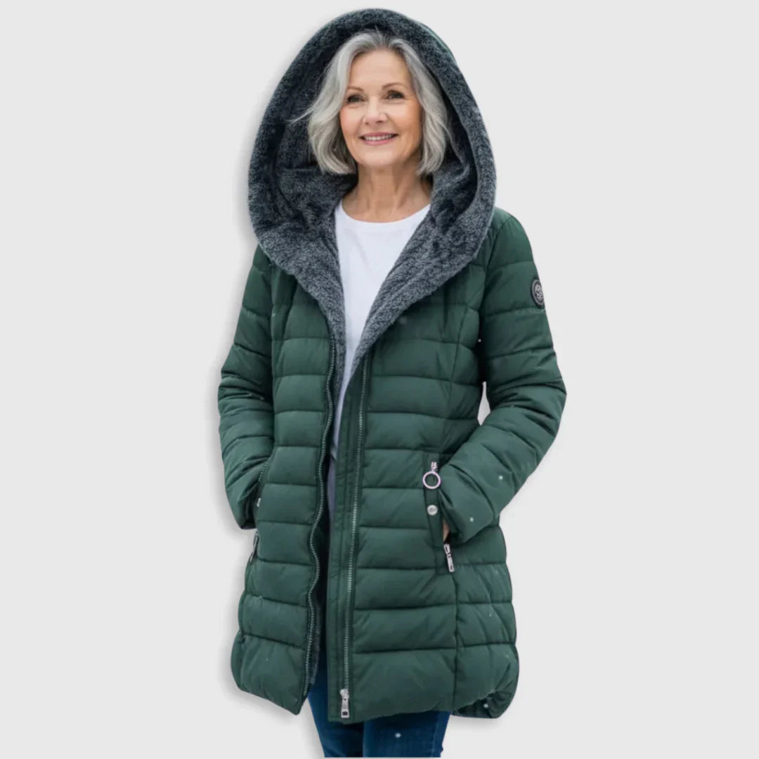 Olivia | Manteau d’Hiver Matelassé