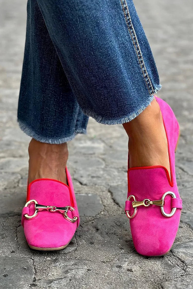 Belmonte | Mocassins colorés avec détail métallique