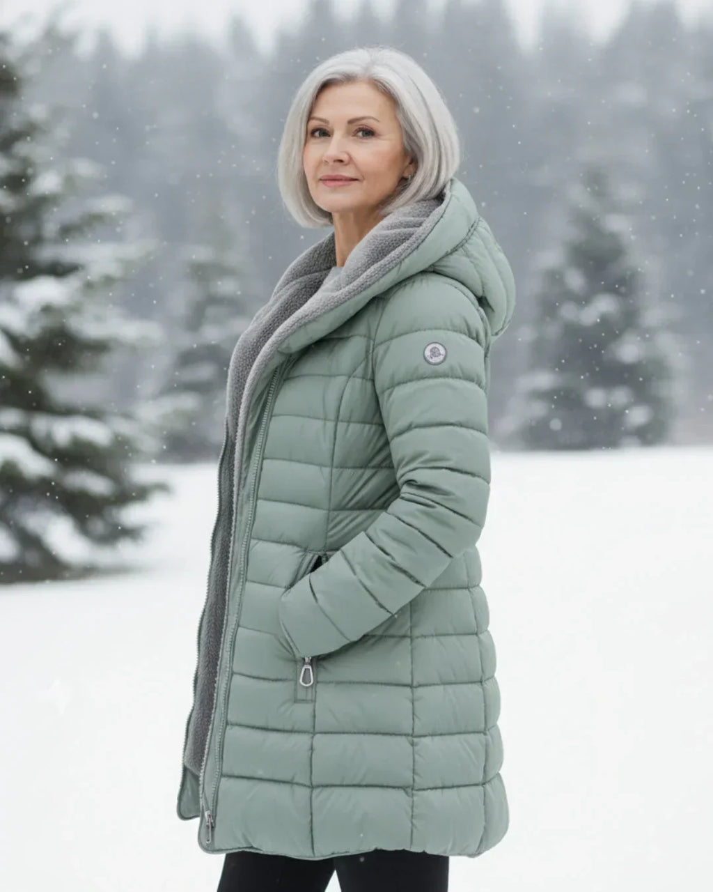 Olivia | Manteau d’Hiver Matelassé