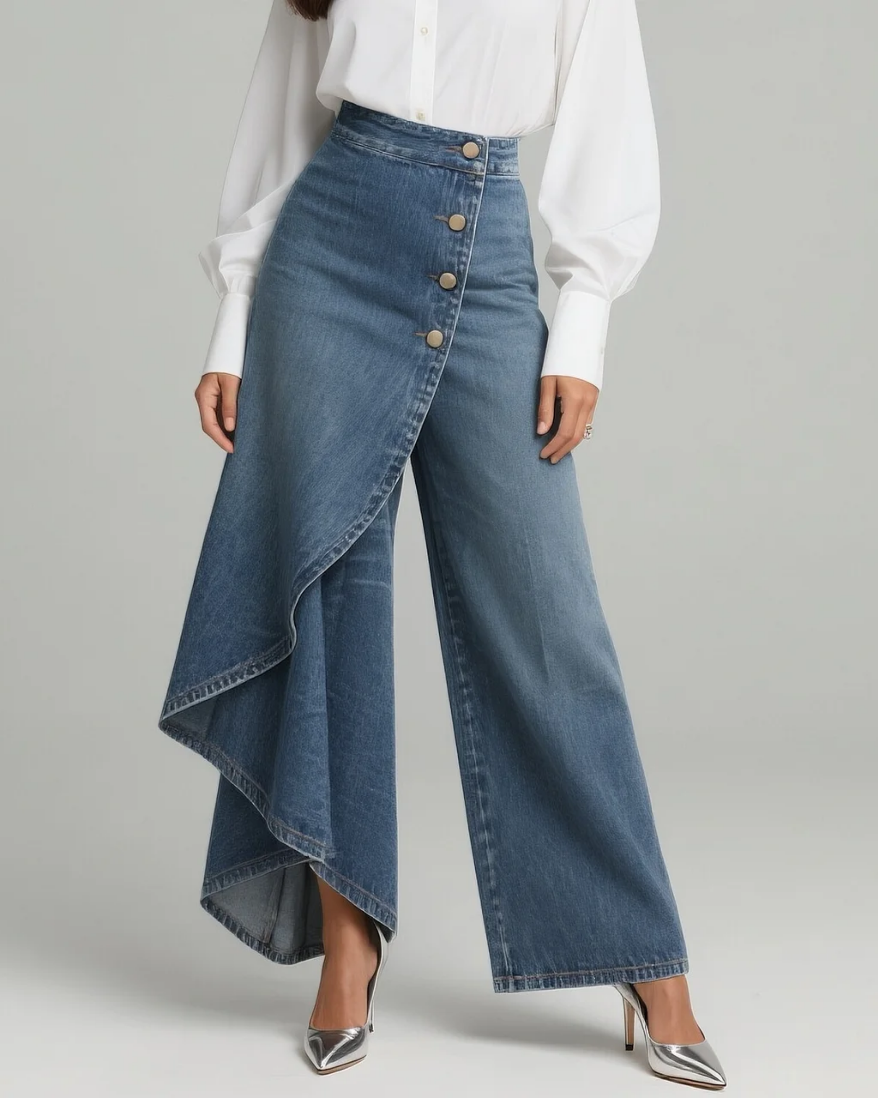 Eva | Pantalon portefeuille en jean