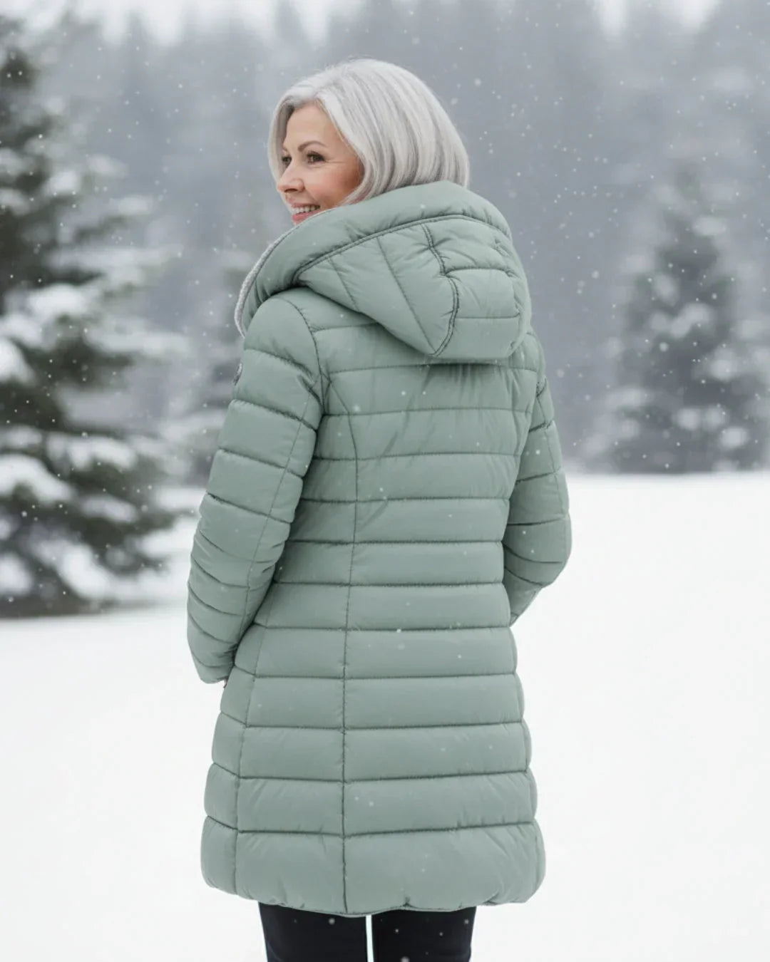 Olivia | Manteau d’Hiver Matelassé