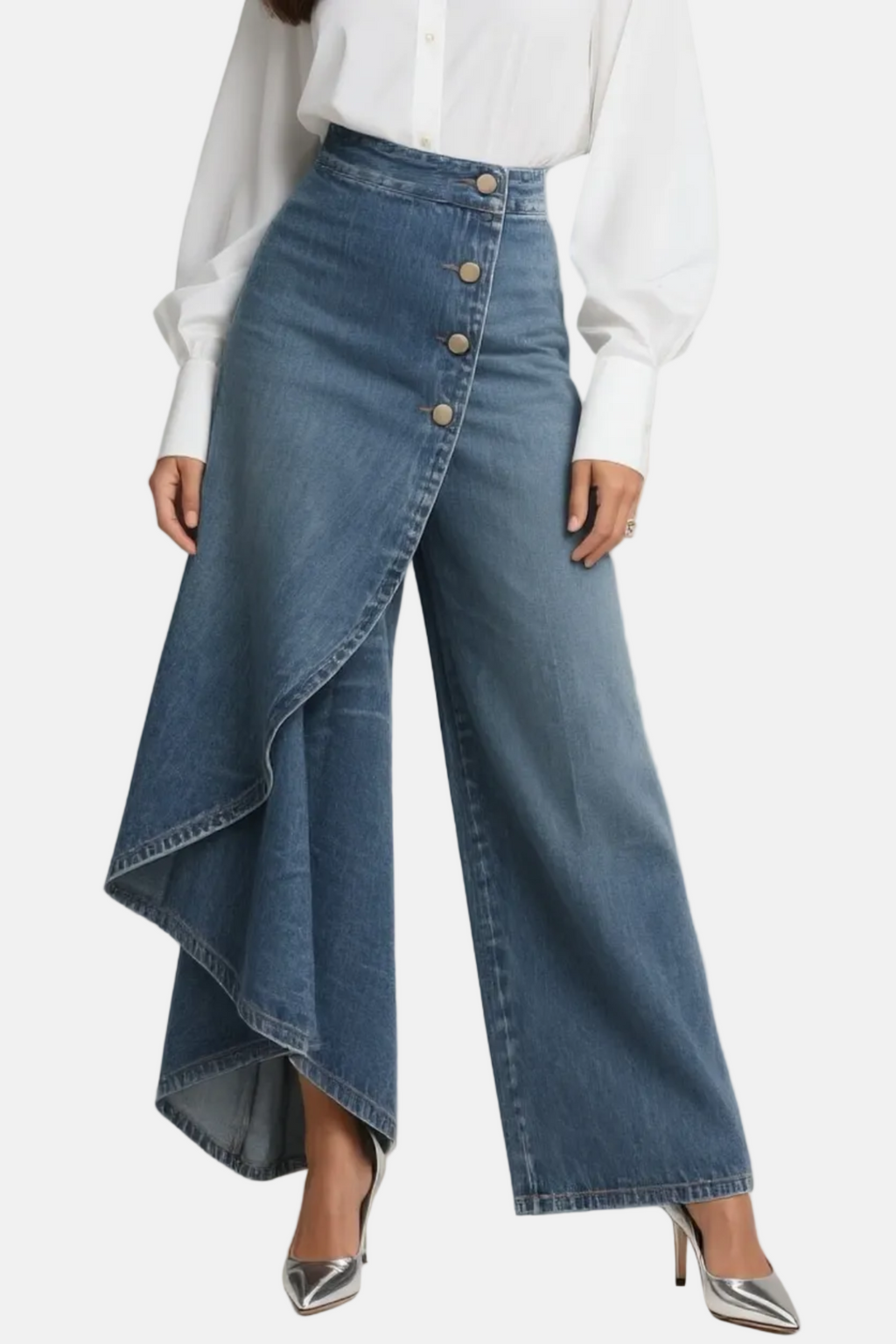Eva | Pantalon portefeuille en jean