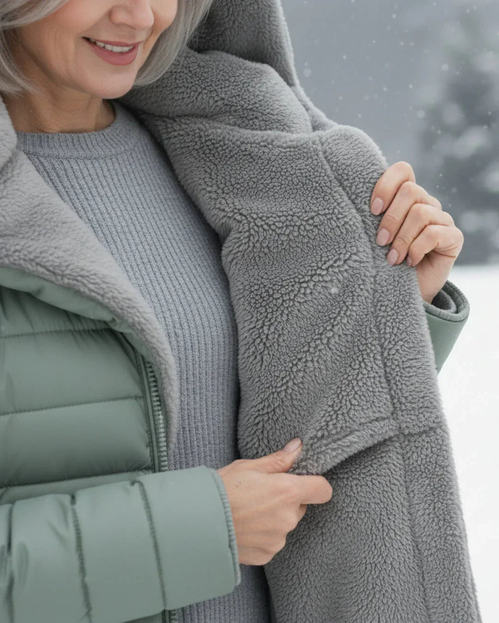 Olivia | Manteau d’Hiver Matelassé