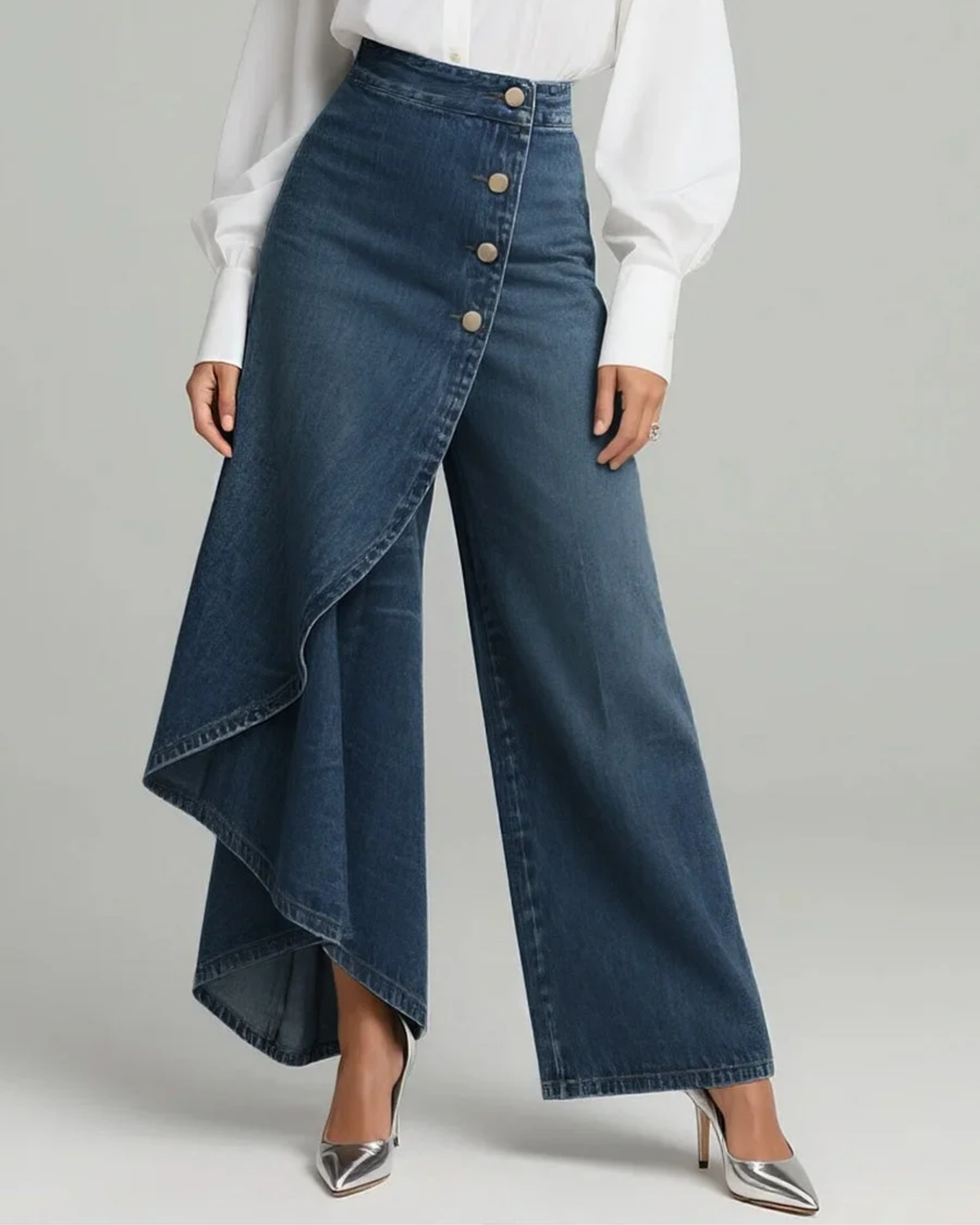 Eva | Pantalon portefeuille en jean