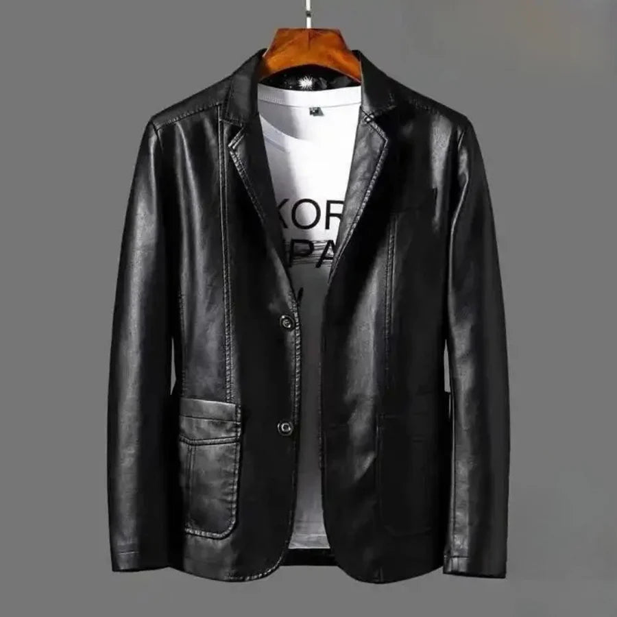 Veste en Cuir Business Casual