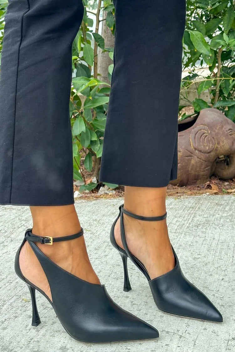 Flavia | Escarpins minimalistes avec talon sculpté