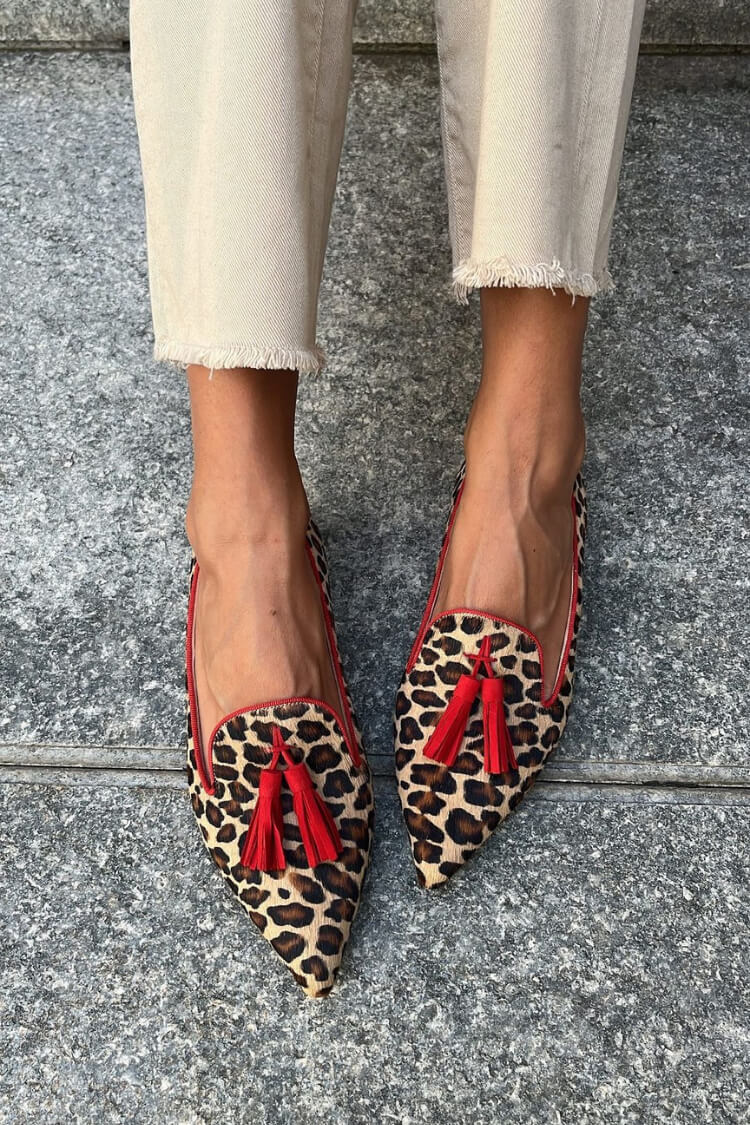 Savina | Mocassins à franges et silhouette effilée