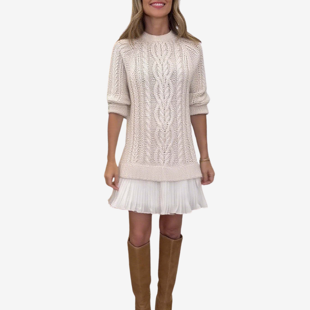Gaëlle™ Robe Pull en Maille