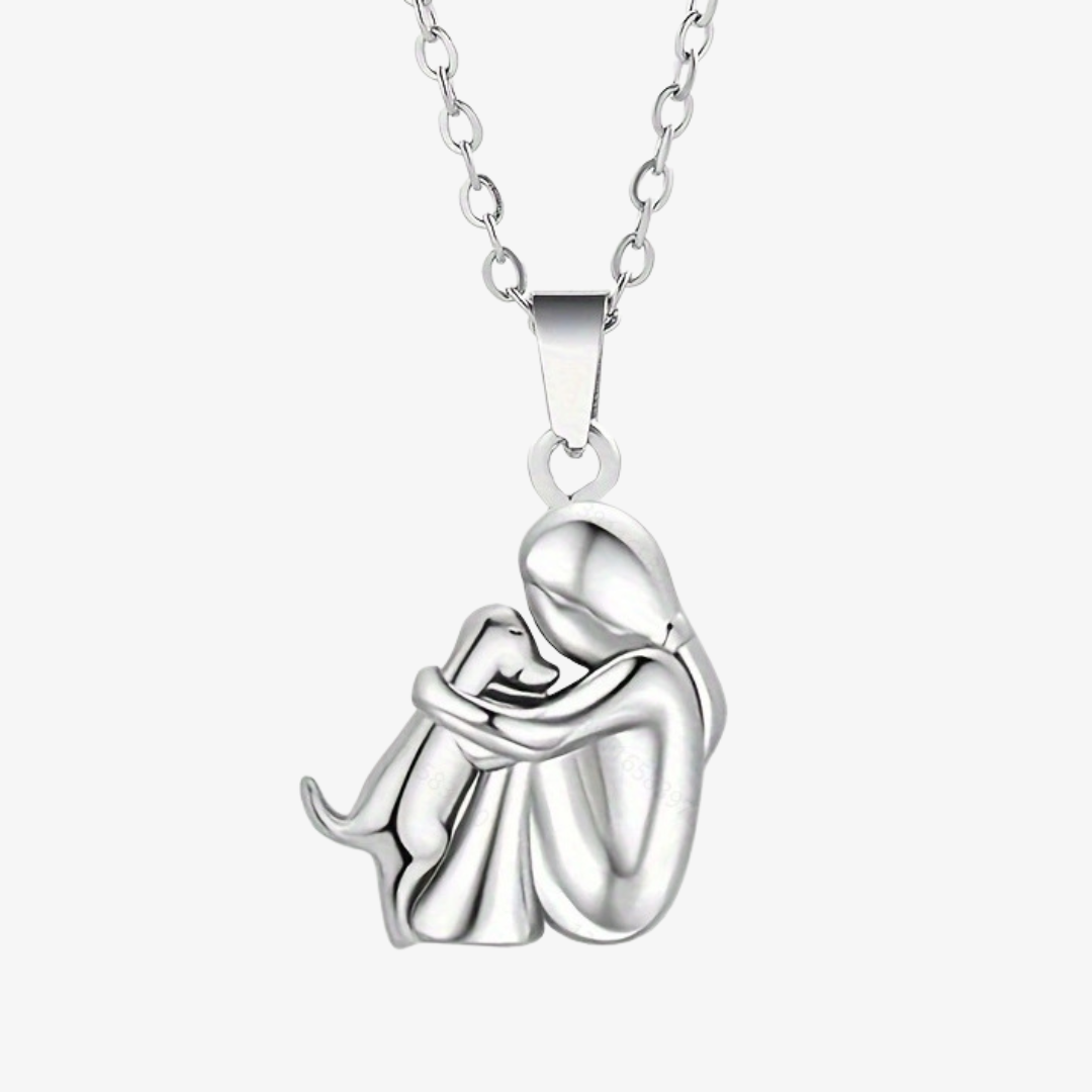 Ebi - Collier avec pendentif en forme de chien