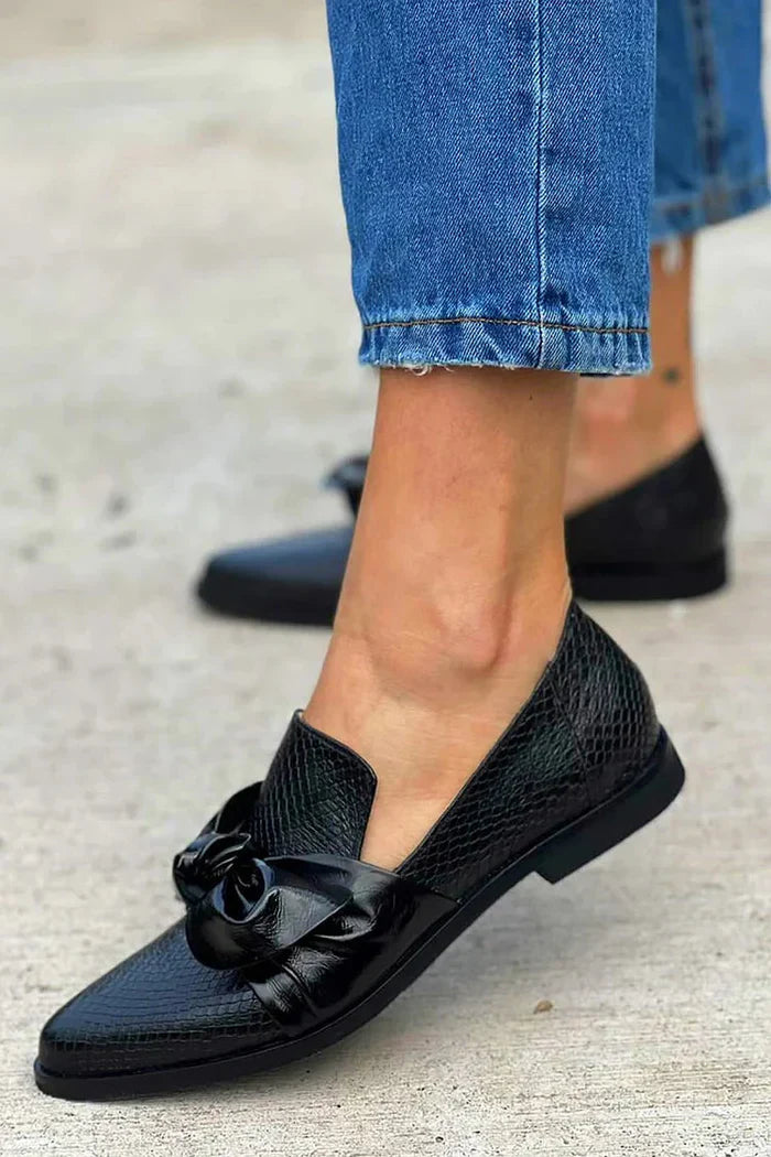 Julia - Mocassins à nœud
