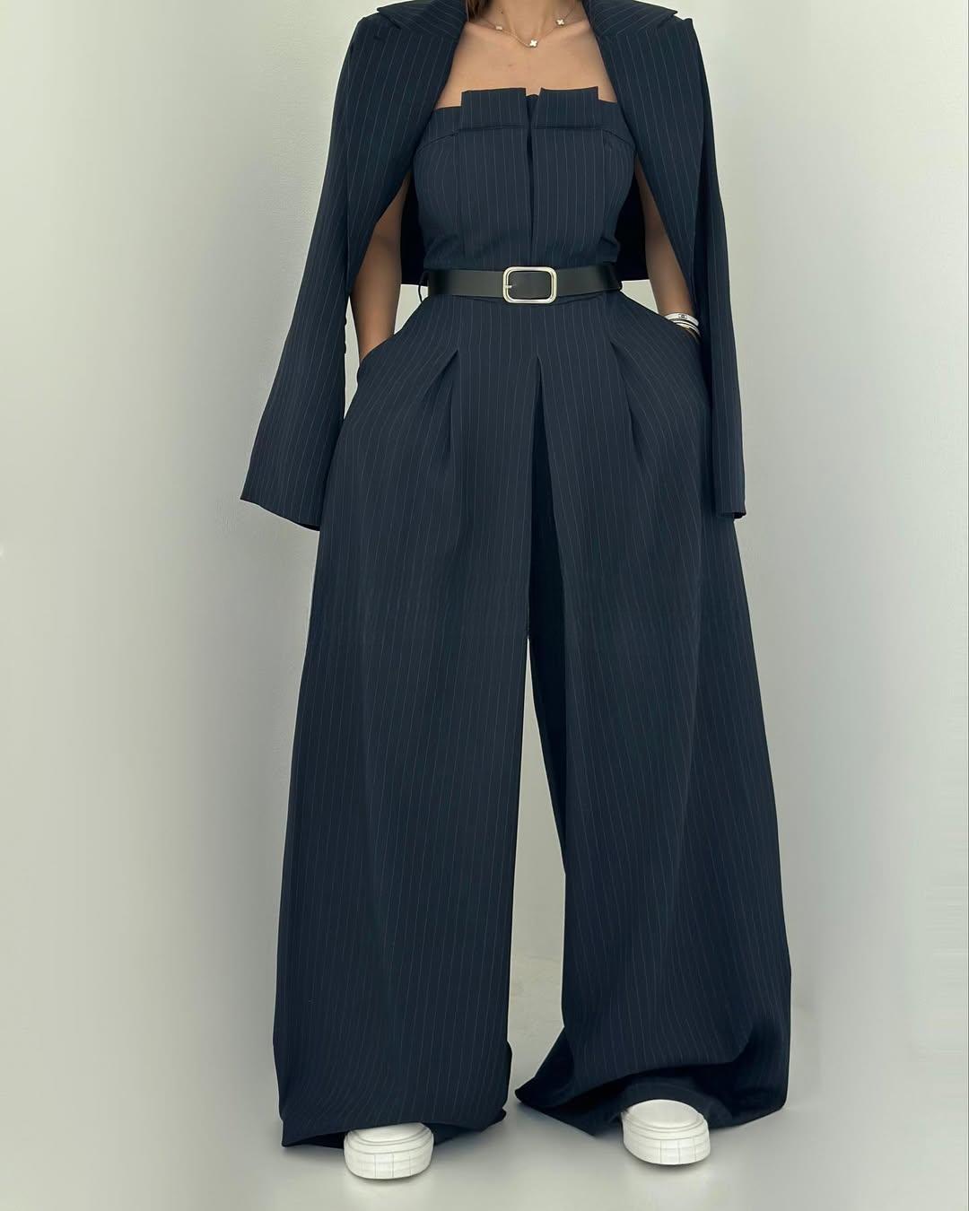 Eclat™ -Ensemble Femme Bustier + Veste – Style Élégant & Tendance