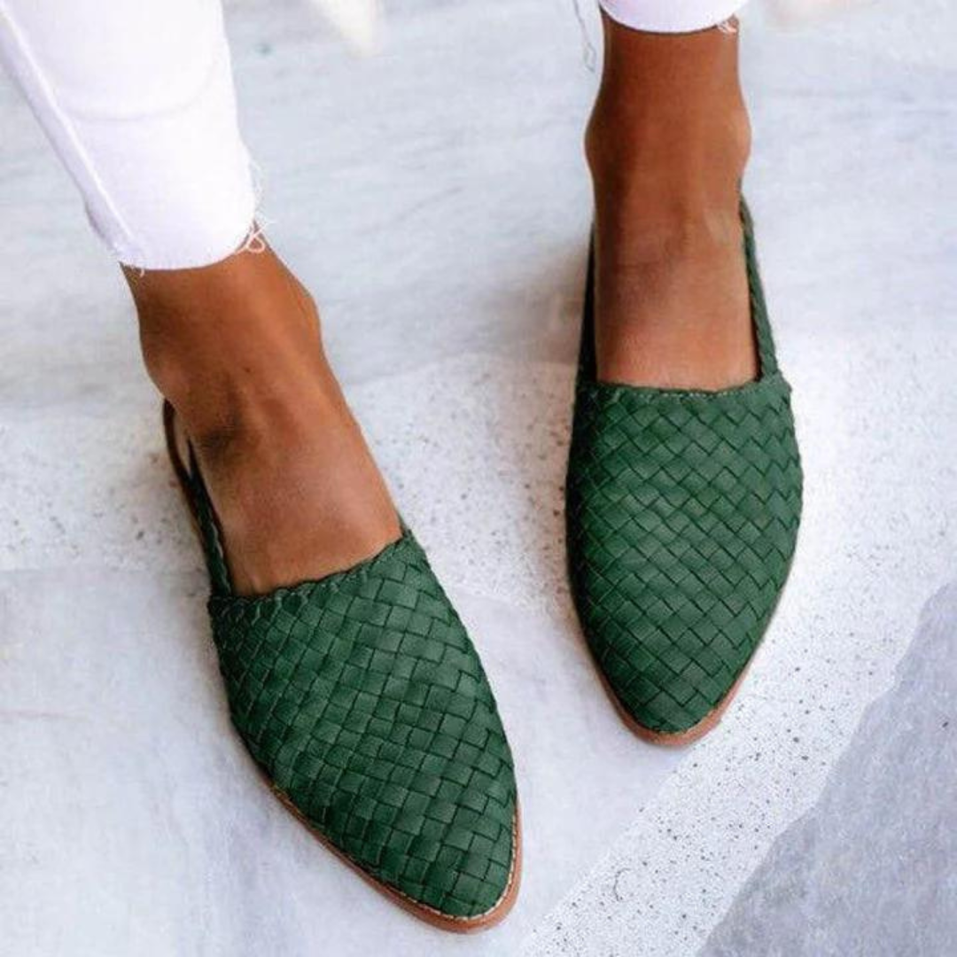 Honória - Chic fabric slingbacks