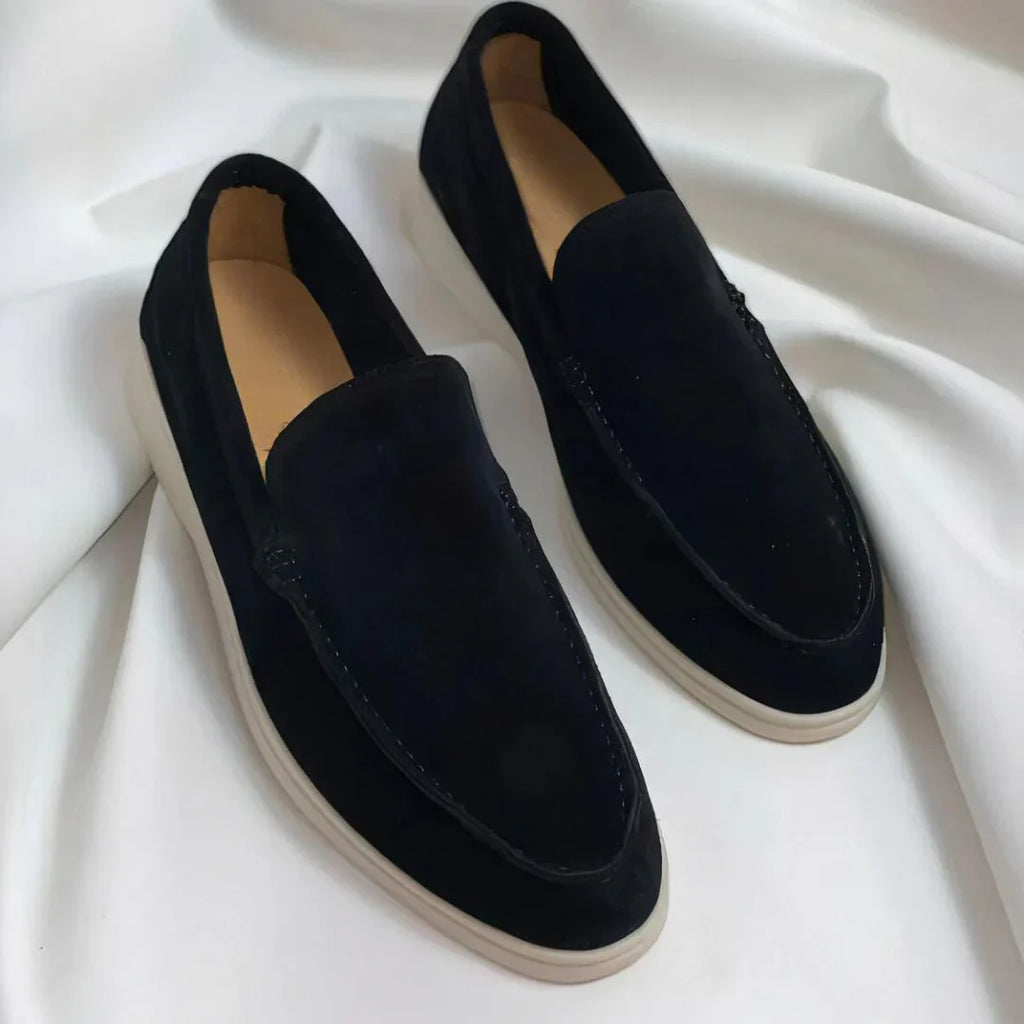 Mocassins élégants en daim