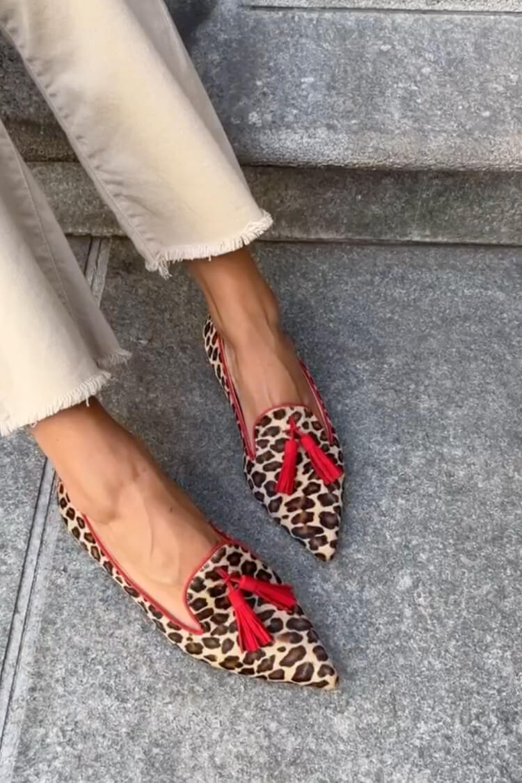 Savina | Mocassins à franges et silhouette effilée