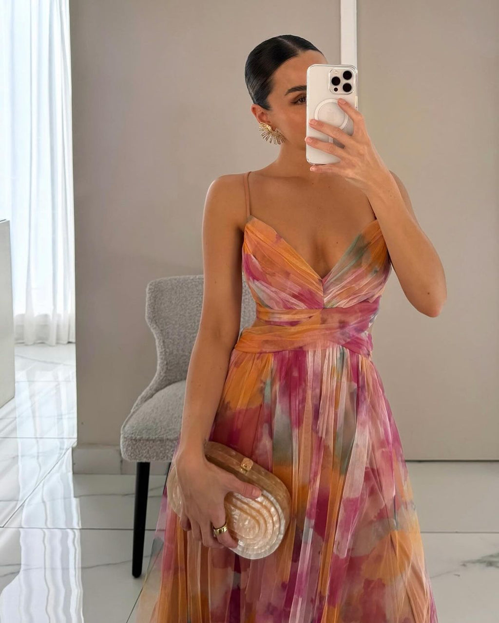 Juliette | Robe Maxi Élégance Florale (ÉDITION LIMITÉE!)