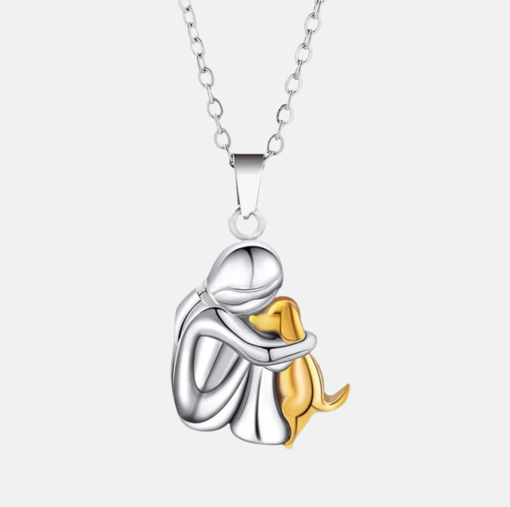 Ebi - Collier avec pendentif en forme de chien