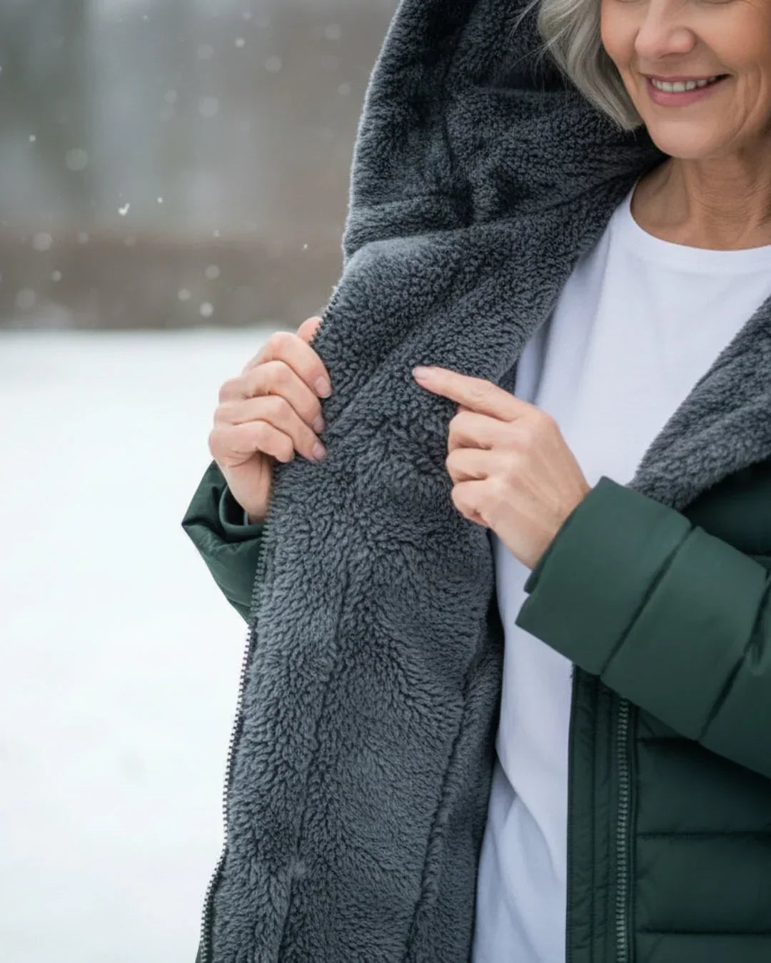 Olivia | Manteau d’Hiver Matelassé