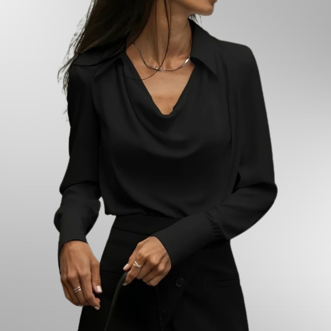 Violet | Blouse en Satin Élégante