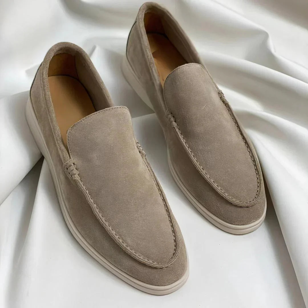 Mocassins élégants en daim