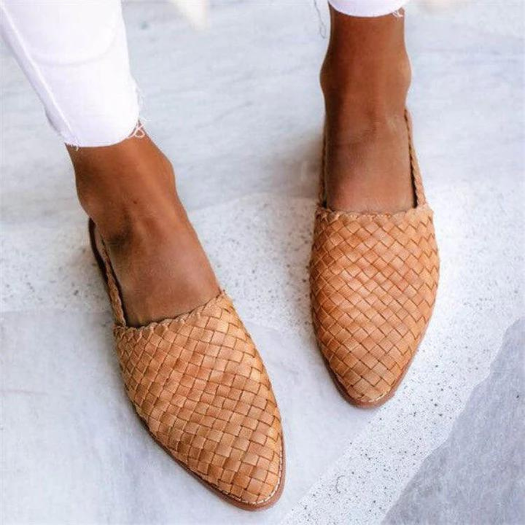 Honória - Chic fabric slingbacks