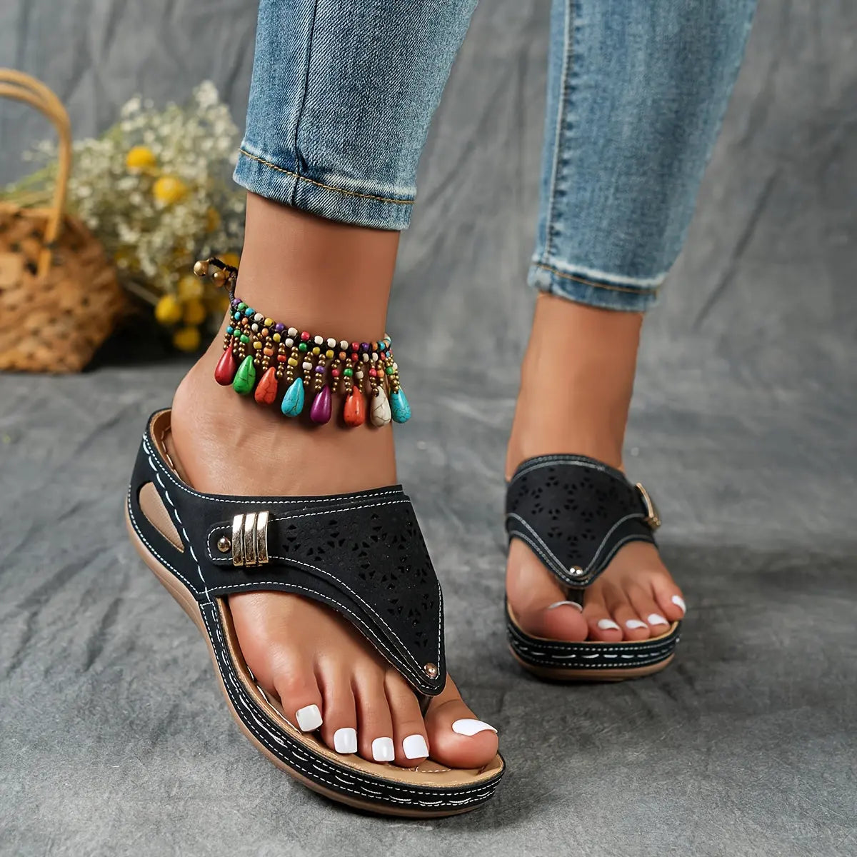 Élodie™ | Sandales à talon compensé pour femme