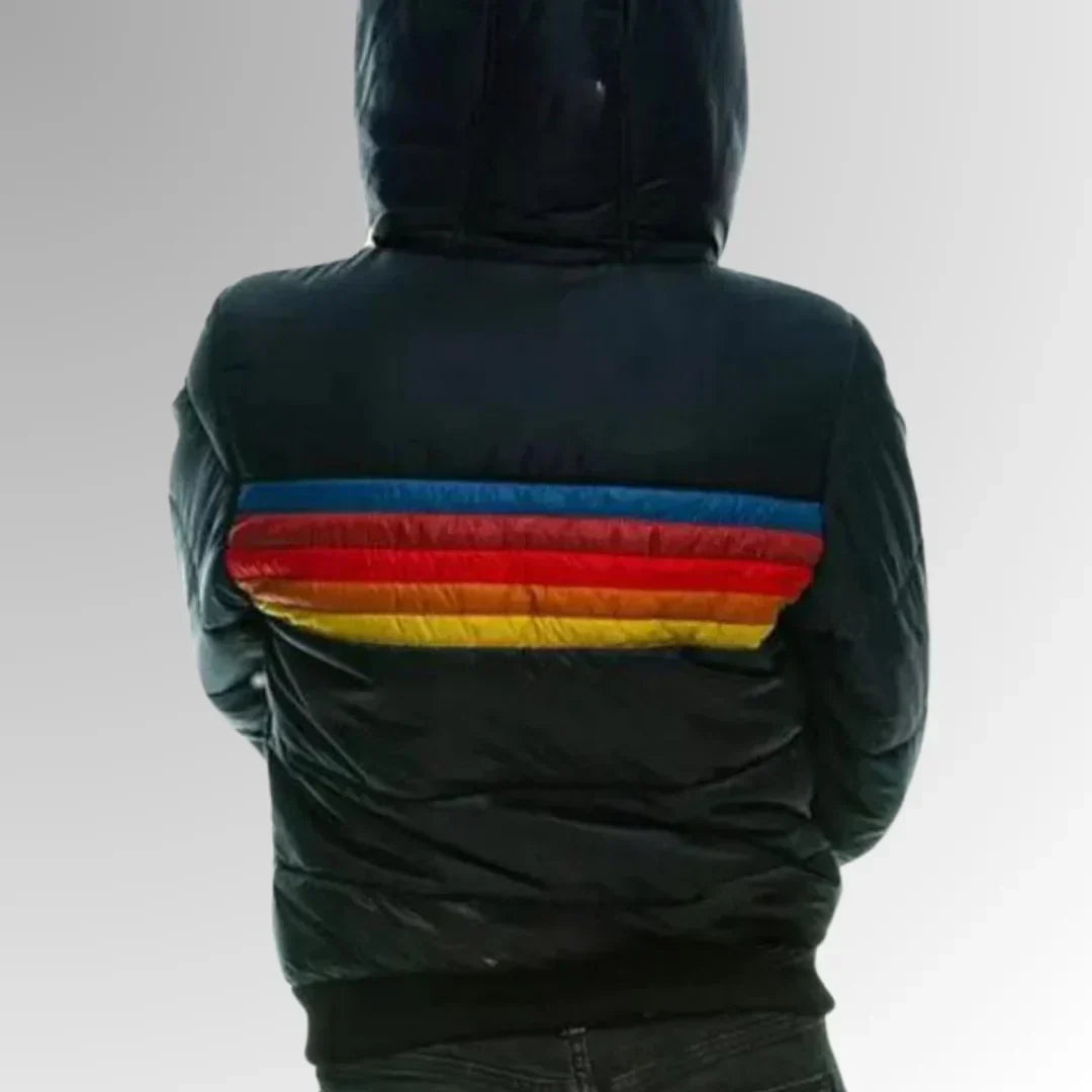Maison Valmont™ | Veste Matelassée Rayée Rétro