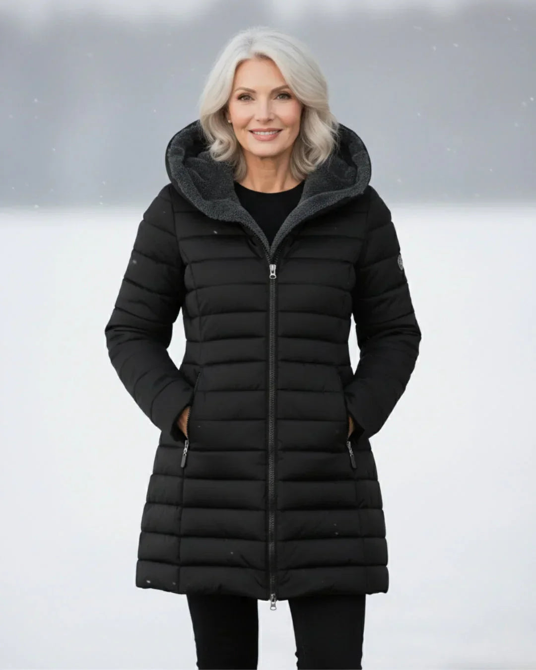 Olivia | Manteau d’Hiver Matelassé