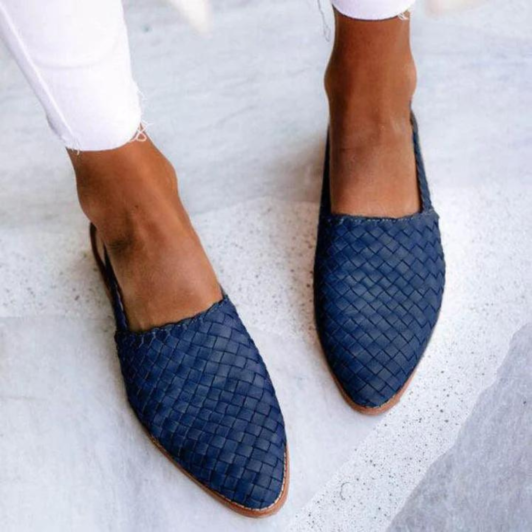 Honória - Chic fabric slingbacks