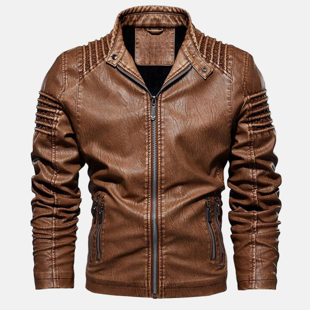VESTE EN CUIR EMPIRE