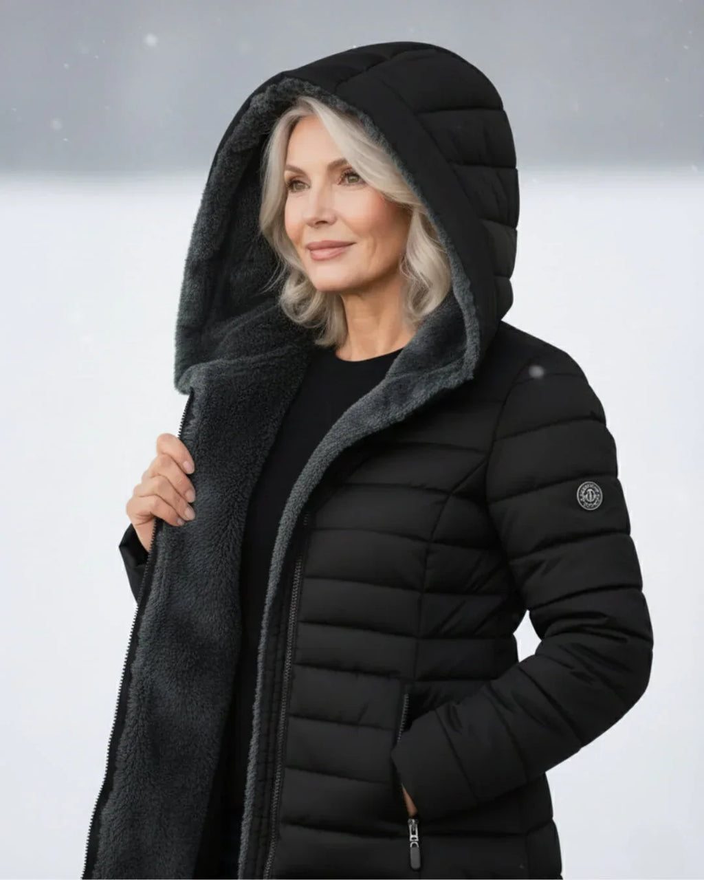 Olivia | Manteau d’Hiver Matelassé