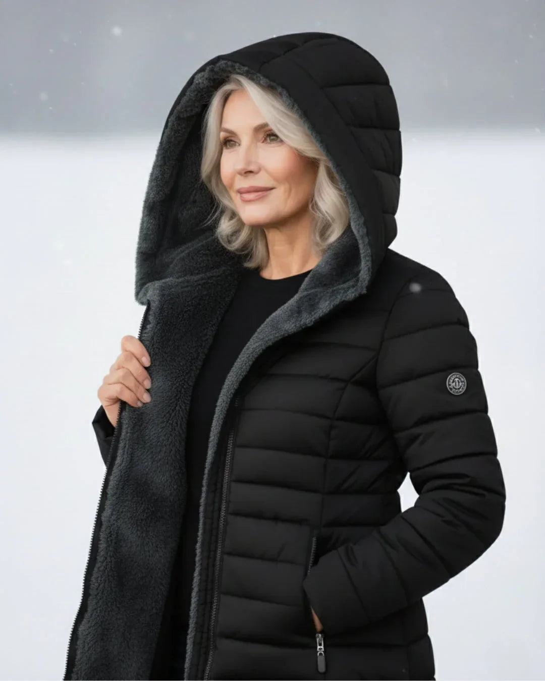 Olivia | Manteau d’Hiver Matelassé