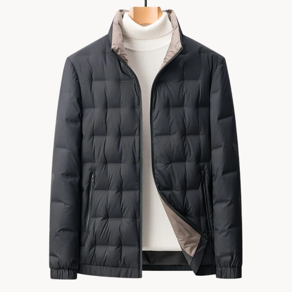Veste Noire Matelassée Pour Homme