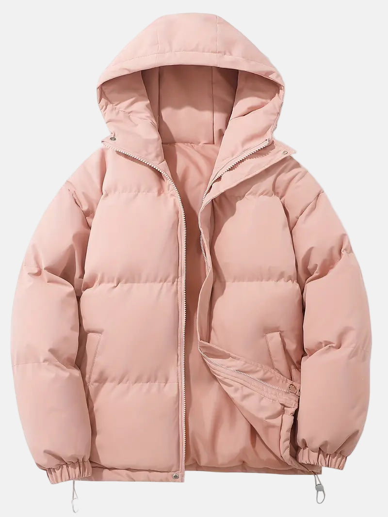Lara | Veste d'Hiver Doublée à Capuche