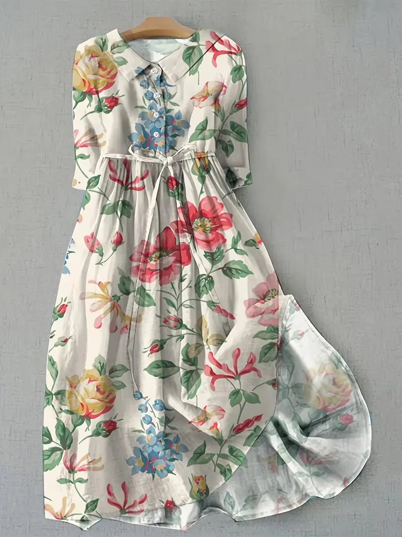 Isabelle | Robe à fleurs classique