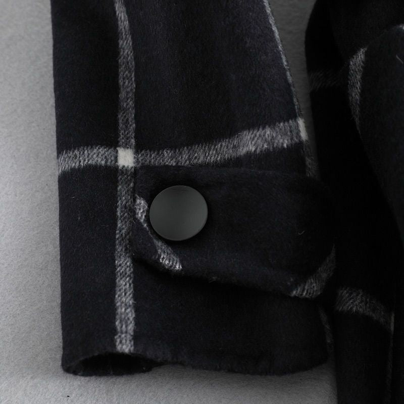 Valeria | Manteau élégant à carreaux en laine