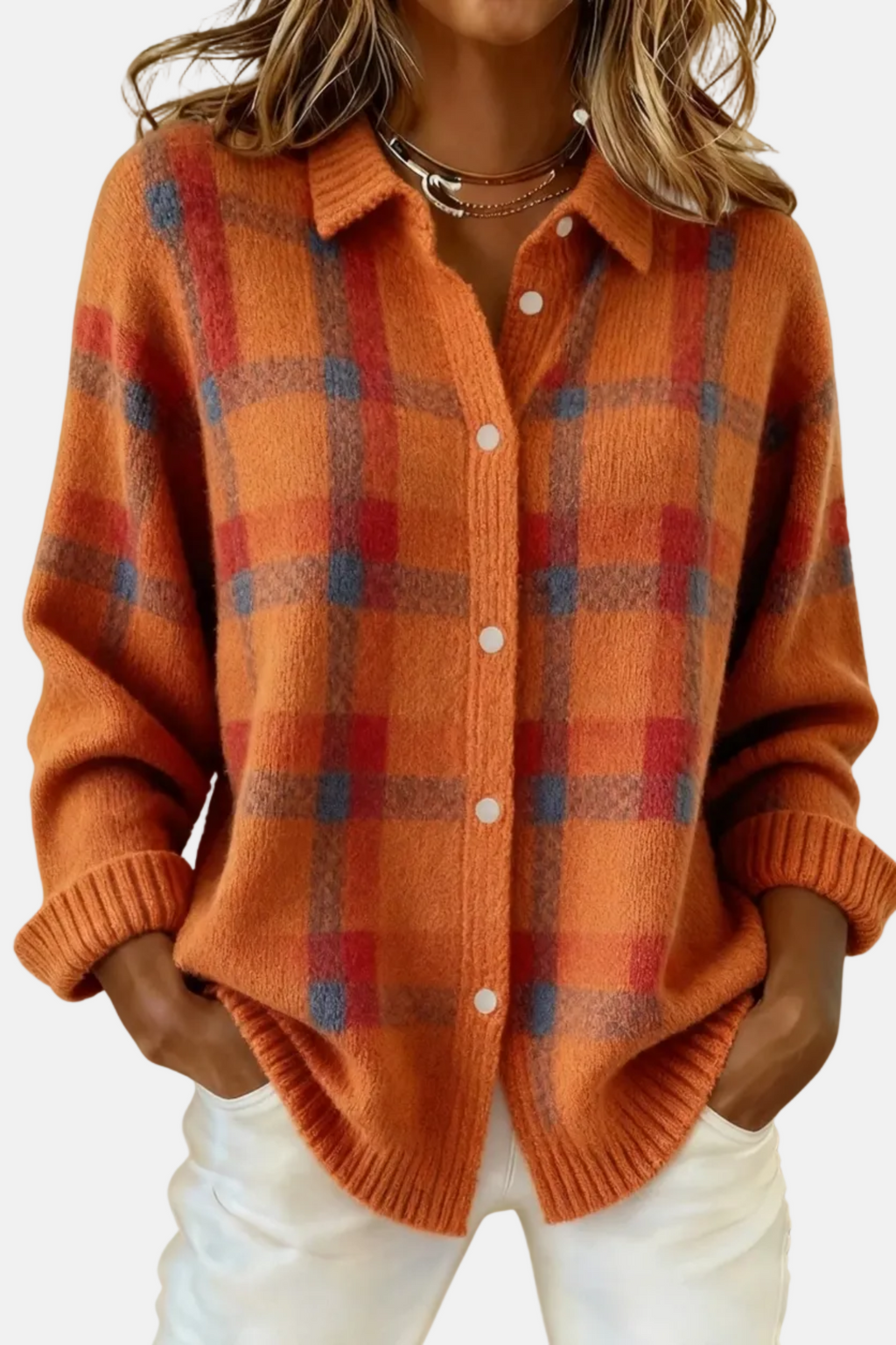 Ophéliane | Pull Carreaux Douceur