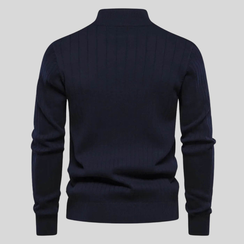 Frédéric | Pull homme à col zippé