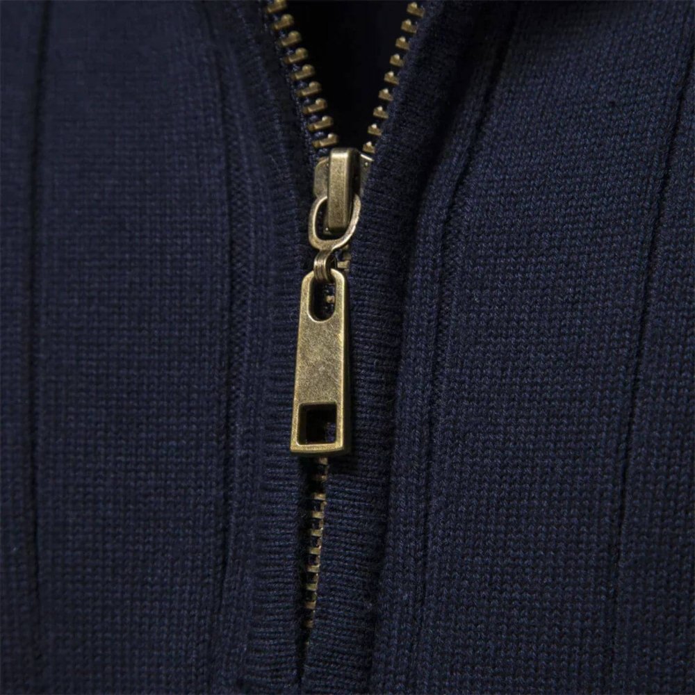 Frédéric | Pull homme à col zippé