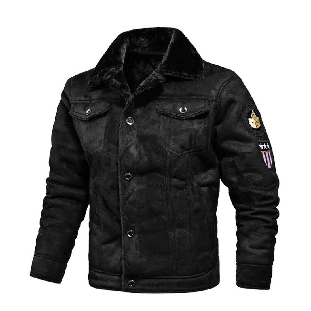Noxar - Veste en Cuir Chaude et Polyvalente