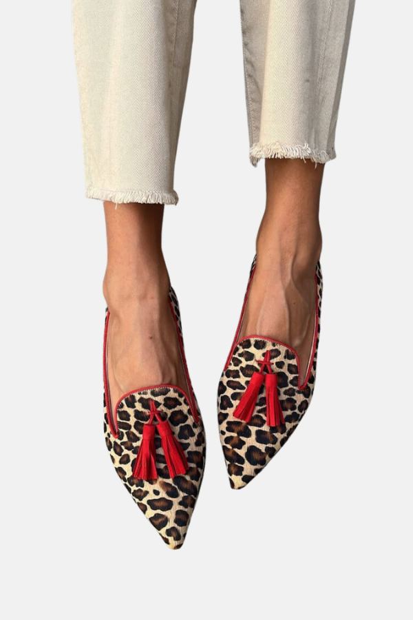 Savina | Mocassins à franges et silhouette effilée