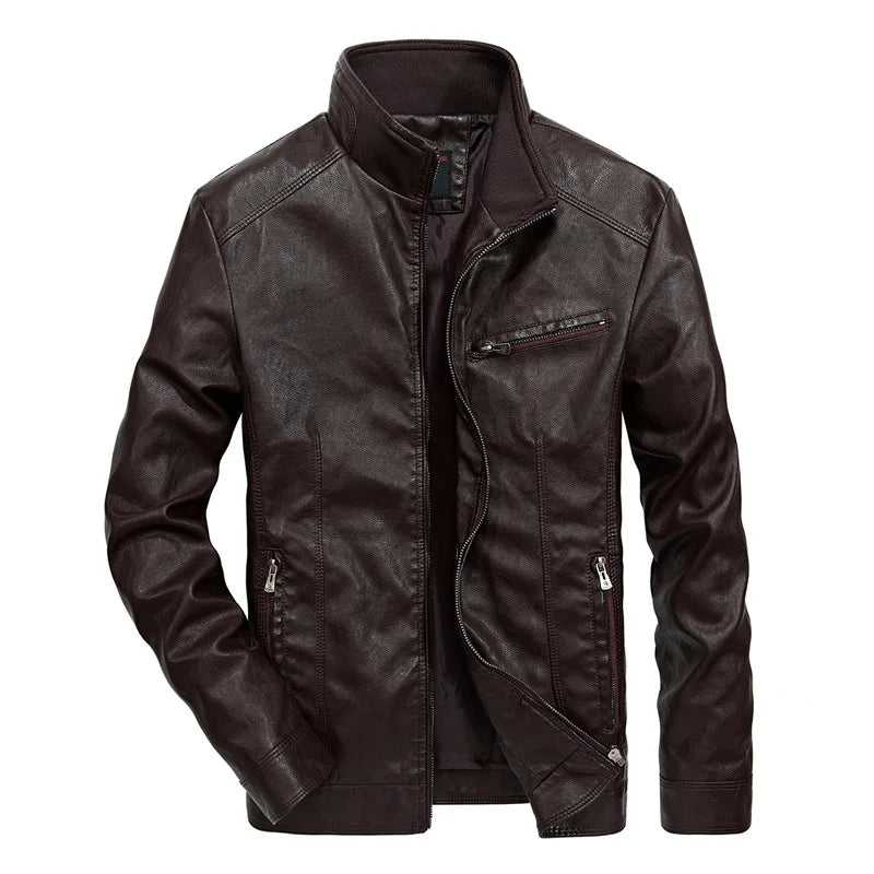 Veste En Cuir Casual