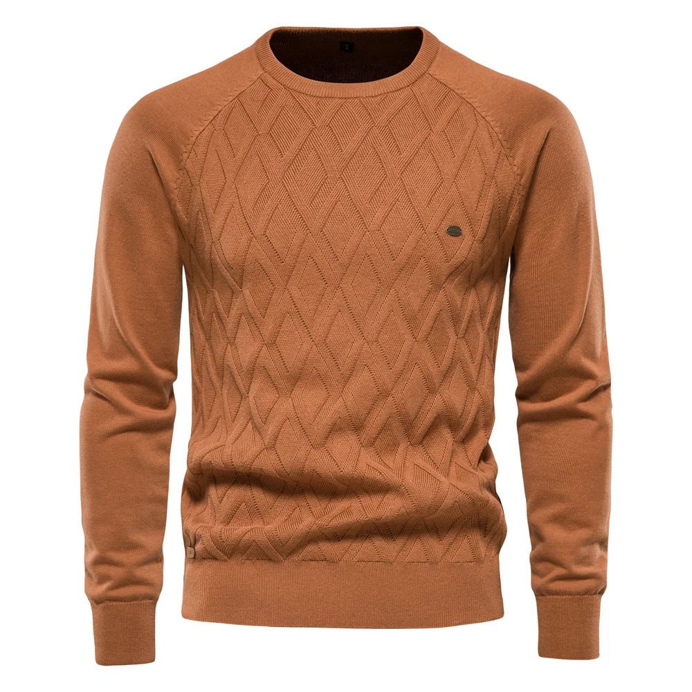 Théodore | Pull homme à motif losanges