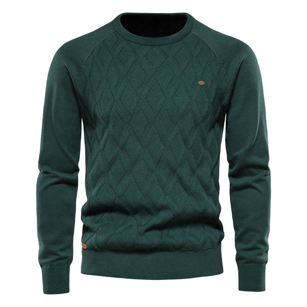 Théodore | Pull homme à motif losanges