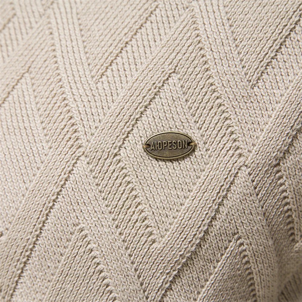 Théodore | Pull homme à motif losanges