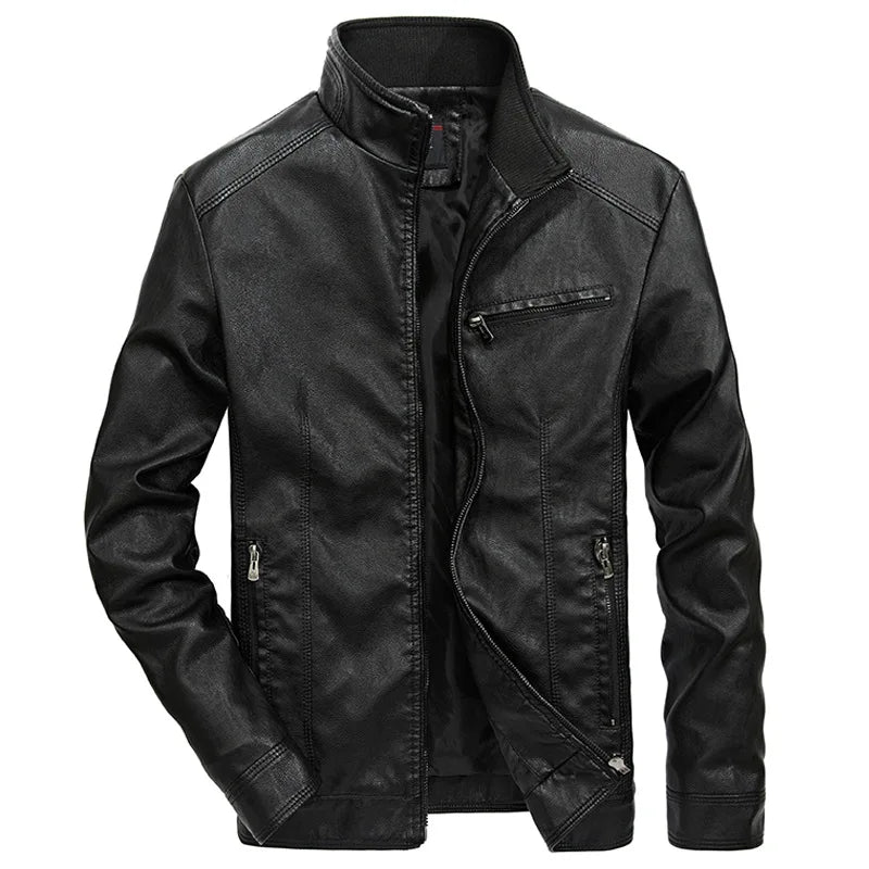 Veste En Cuir Casual