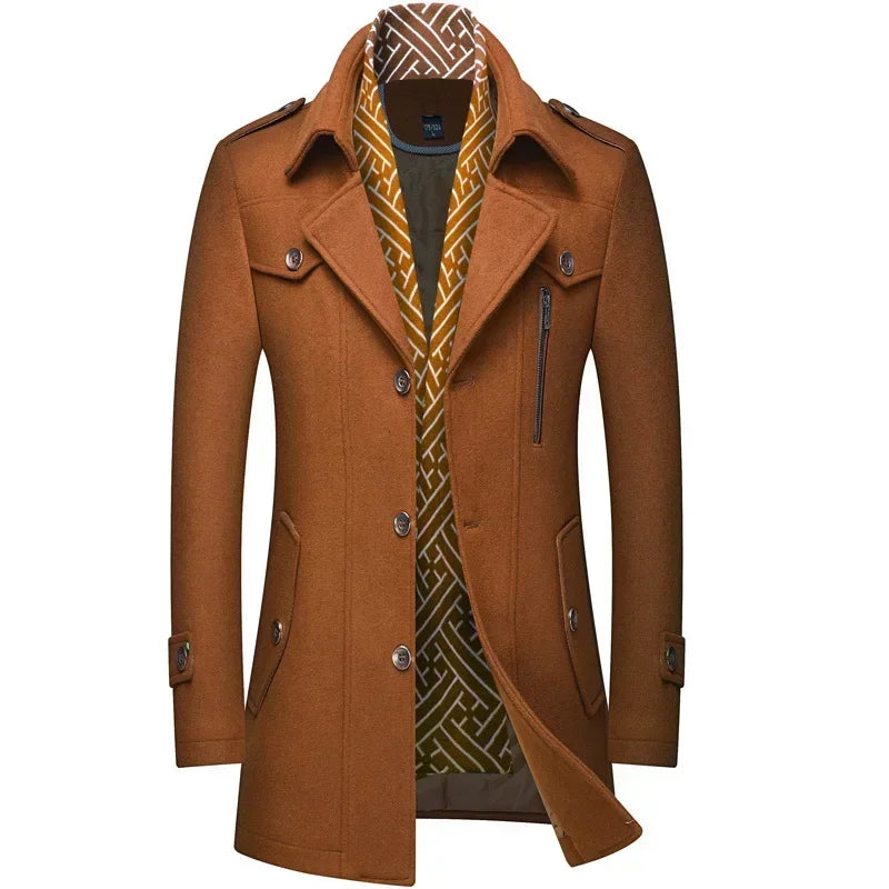 DAVID | MANTEAU D'HIVER EN LAINE POUR HOMME