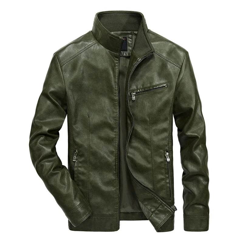 Veste En Cuir Casual