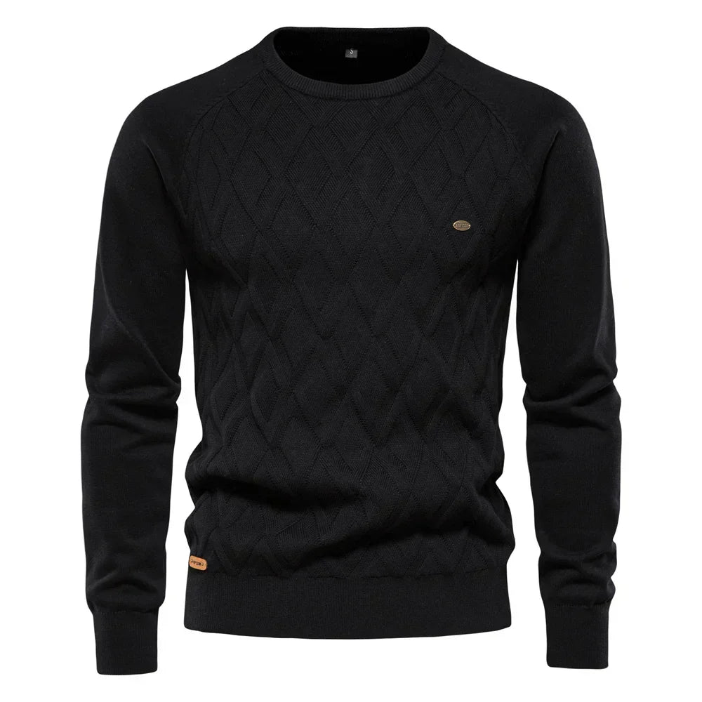Théodore | Pull homme à motif losanges