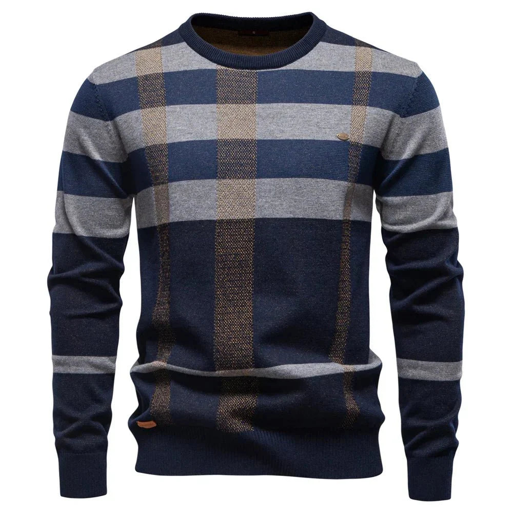 Rodolphe | Pull homme en maille à motif losanges